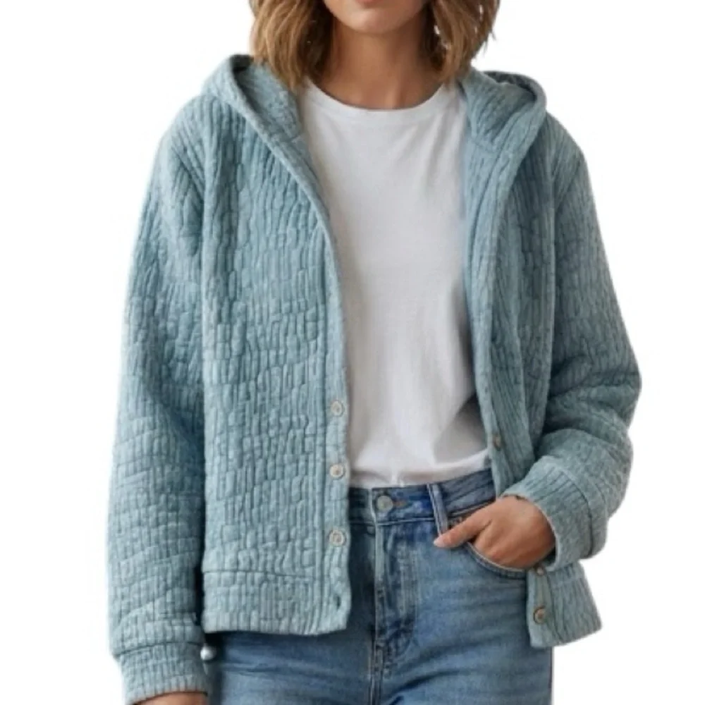 World‎ Market Light Blue One Size Jacket